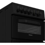 Hotpoint HTE5VCB Cocina eléctrica 50 cm – Negra - Imagen 3