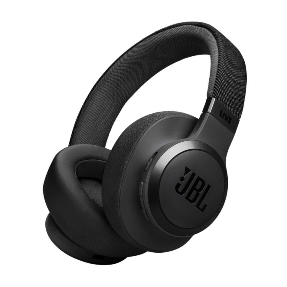 JBL Live 770NC Auriculares Bluetooth con cancelación de ruido adaptativa – Negro/Blanco - Imagen 1