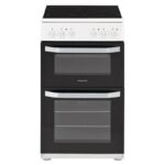 Hotpoint HD5V92KCWUK Cocina eléctrica doble 50 cm – Blanca